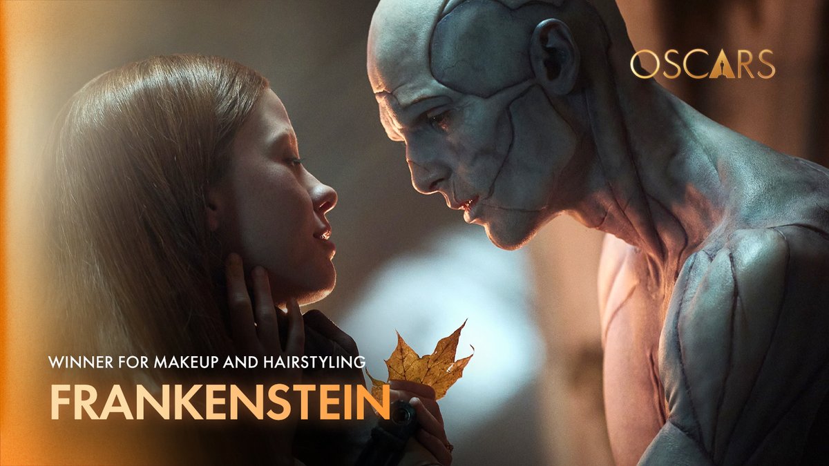 Óscar 2026: Frankenstein de Guillermo del Toro gana 3 premios
