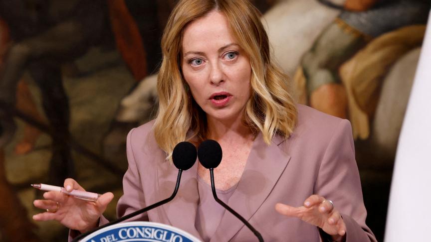 Meloni marca distancia: “Italia no está en guerra ni quiere entrar”