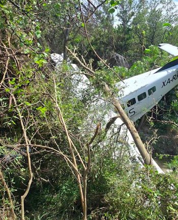 Cae avioneta en Pesquería, Nuevo León: sobreviven tripulates