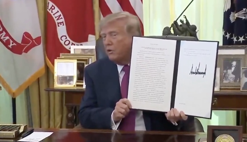 Trump también quiere rebautizar el océano Atlántico o Pacífico